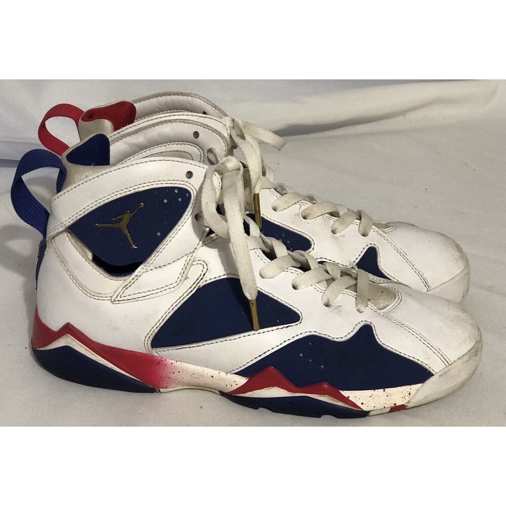 Nike Air Jordan 7 Retro BG Tinker High Top Sneakers Shoe 304774-123 Size 7Y